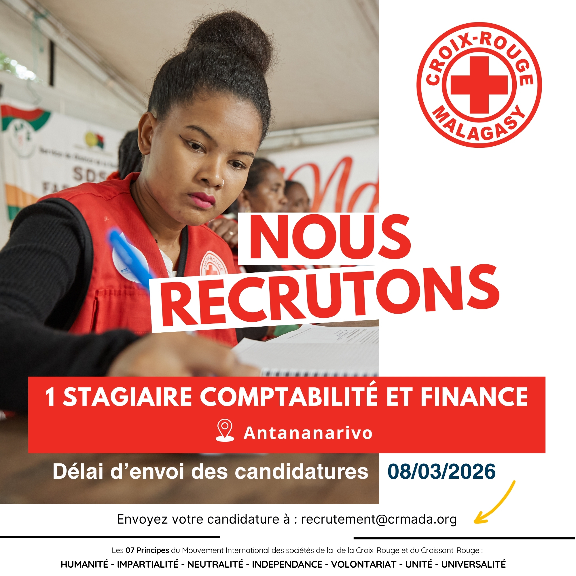 AVIS DE RECRUTEMENT STAGIAIRE COMPTABILITE ET FINANCE